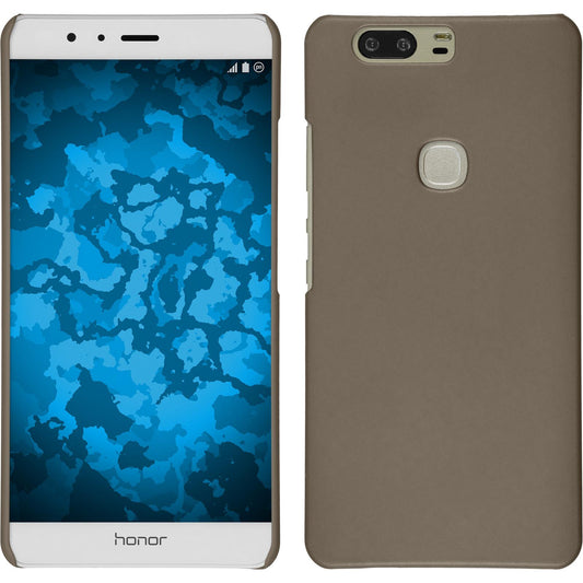 Hardcase für Huawei Honor V8 gummiert gold