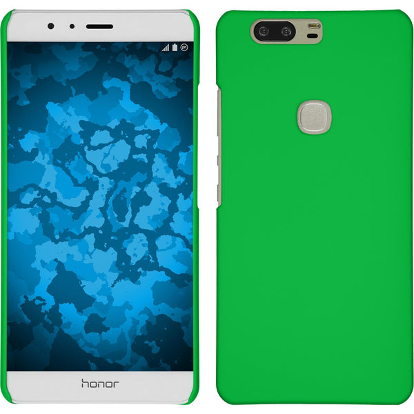Hardcase für Huawei Honor V8 gummiert grün