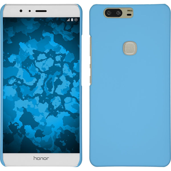 Hardcase für Huawei Honor V8 gummiert hellblau