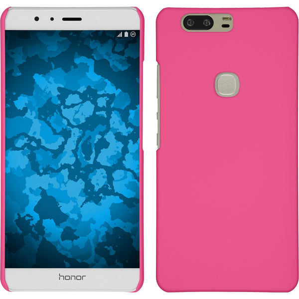 Hardcase für Huawei Honor V8 gummiert pink