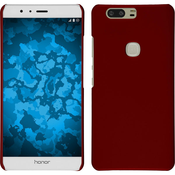 Hardcase für Huawei Honor V8 gummiert rot