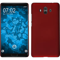 Hardcase für Huawei Mate 10 gummiert rot