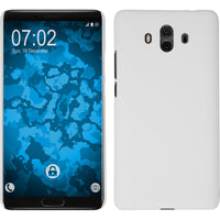 Hardcase für Huawei Mate 10 gummiert weiﬂ