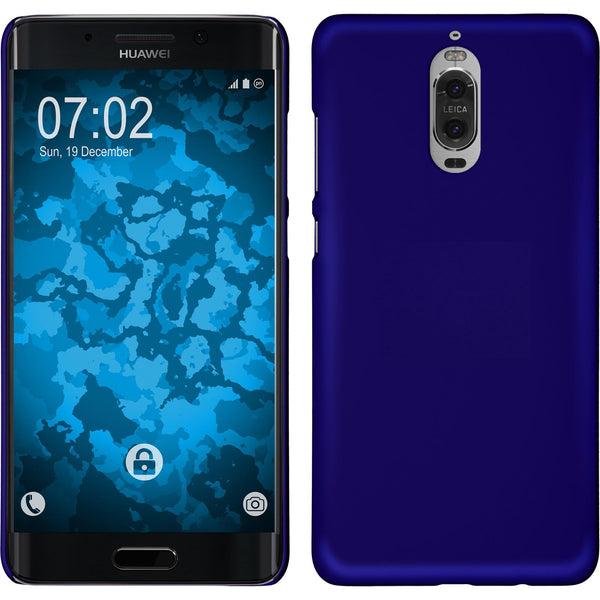 Hardcase für Huawei Mate 9 Pro gummiert blau