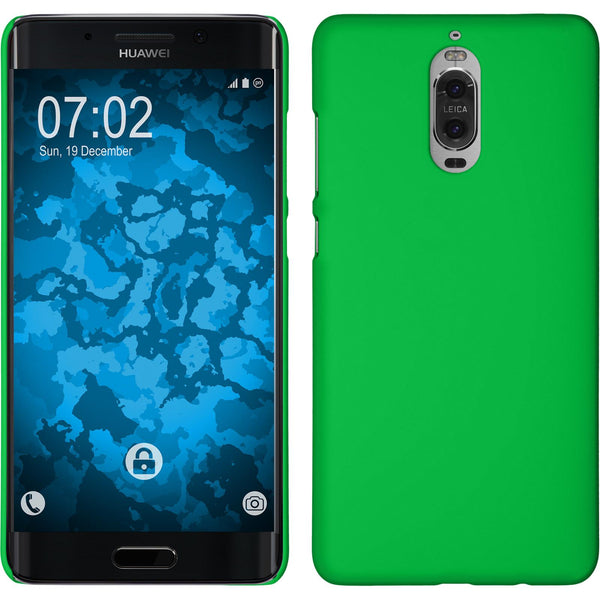 Hardcase für Huawei Mate 9 Pro gummiert grün