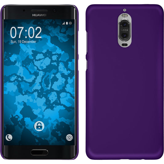 Hardcase für Huawei Mate 9 Pro gummiert lila