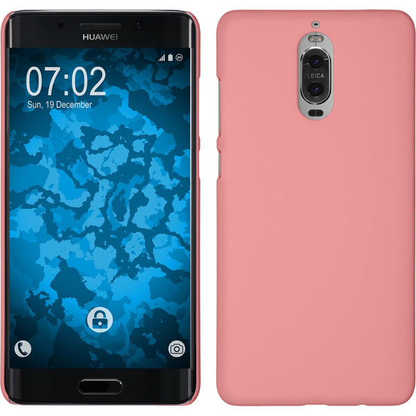 Hardcase für Huawei Mate 9 Pro gummiert rosa