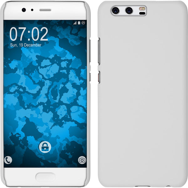 Hardcase für Huawei P10 Plus gummiert weiﬂ