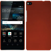 Hardcase für Huawei P8 gummiert rot