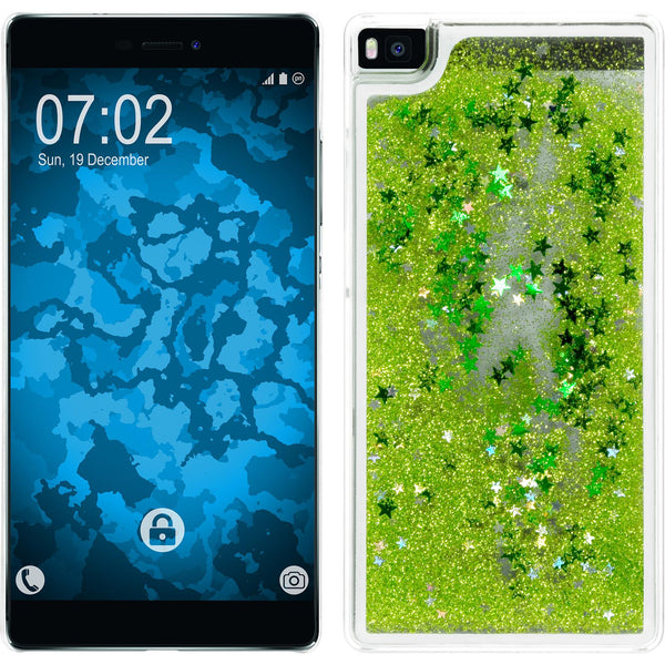 Hardcase für Huawei P8 Stardust grün