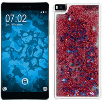 Hardcase für Huawei P8 Stardust rot