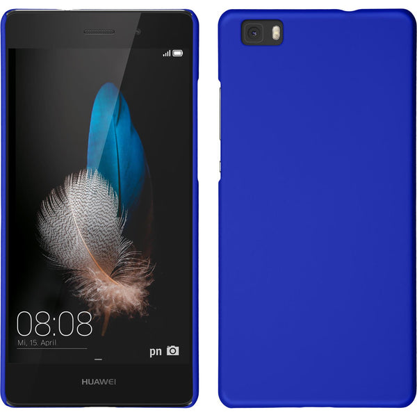 Hardcase für Huawei P8 Lite 2015 (1.Gen.) gummiert blau