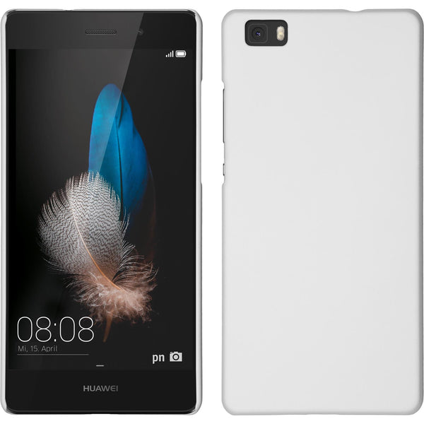 Hardcase für Huawei P8 Lite 2015 (1.Gen.) gummiert weiß