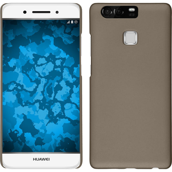 Hardcase für Huawei P9 gummiert gold