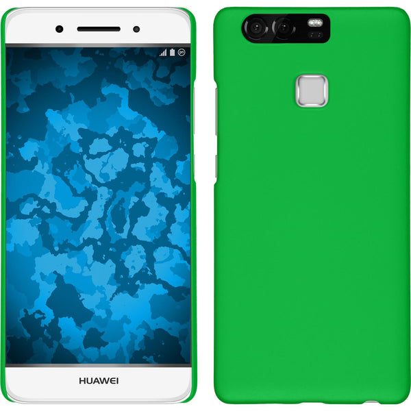 Hardcase für Huawei P9 gummiert grün