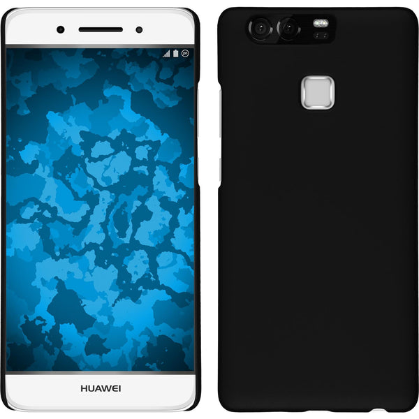 Hardcase für Huawei P9 gummiert schwarz