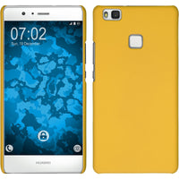 Hardcase für Huawei P9 Lite gummiert gelb