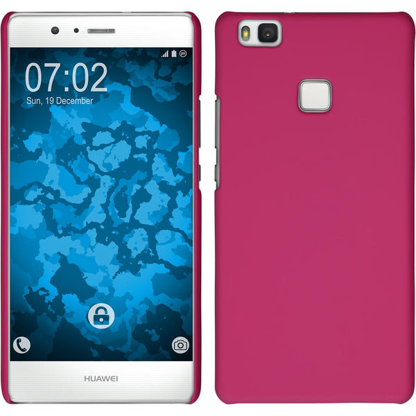 Hardcase für Huawei P9 Lite gummiert pink