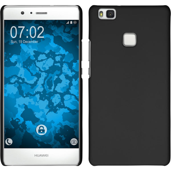 Hardcase für Huawei P9 Lite gummiert schwarz