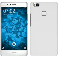 Hardcase für Huawei P9 Lite gummiert weiﬂ