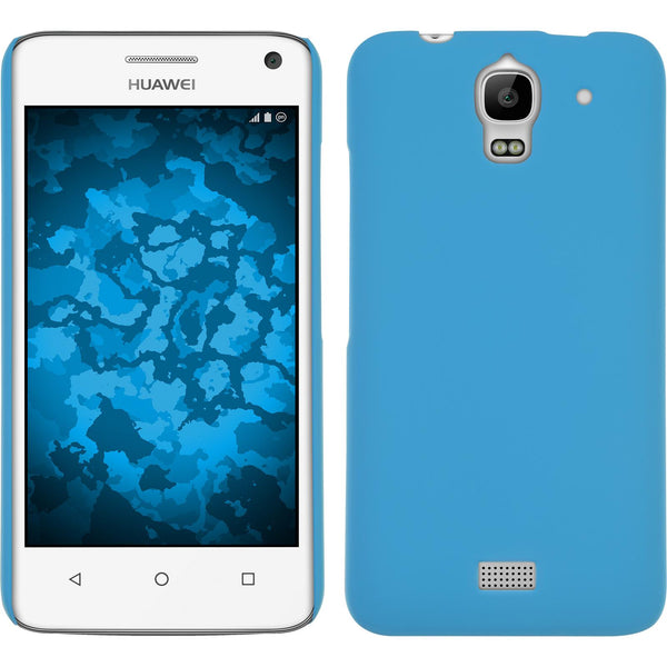 Hardcase für Huawei Y360 gummiert hellblau