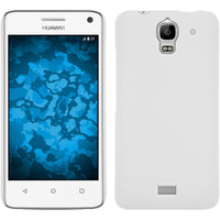 Hardcase für Huawei Y360 gummiert weiﬂ