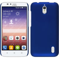 Hardcase für Huawei Y625 gummiert blau