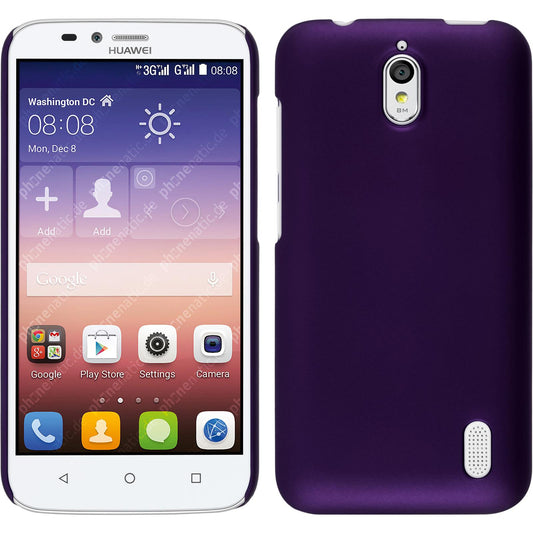 Hardcase für Huawei Y625 gummiert lila
