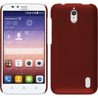 Hardcase für Huawei Y625 gummiert rot