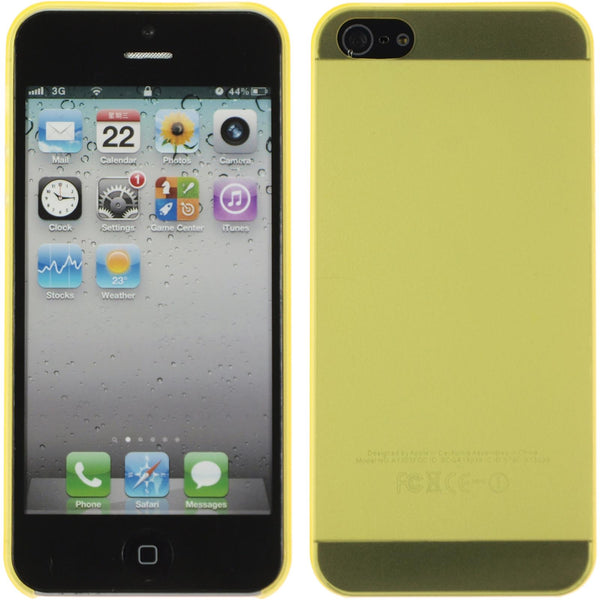 Hardcase für Apple iPhone 5 / 5s / SE matt gelb