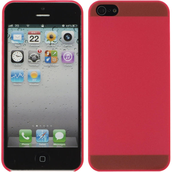 Hardcase für Apple iPhone 5 / 5s / SE matt rot