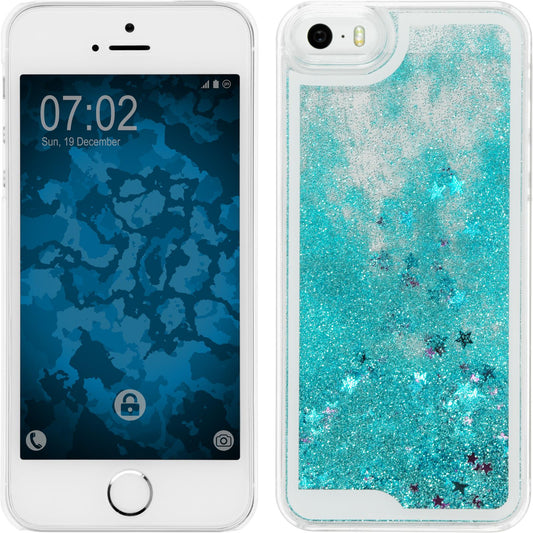 Hardcase für Apple iPhone 5 / 5s / SE Stardust blau
