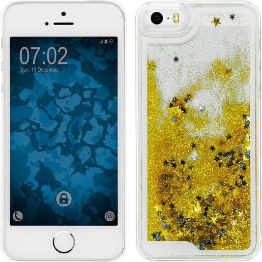 Hardcase für Apple iPhone SE 2016 (1.Gen) Stardust gold
