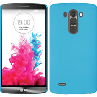 Hardcase für LG G3 gummiert hellblau