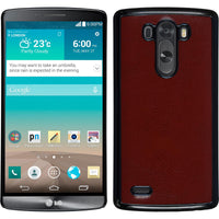 Hardcase für LG G3 Lederoptik braun