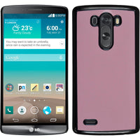 Hardcase für LG G3 Lederoptik rosa