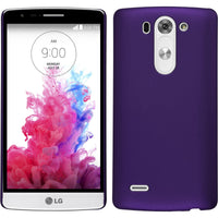 Hardcase für LG G3 S gummiert lila