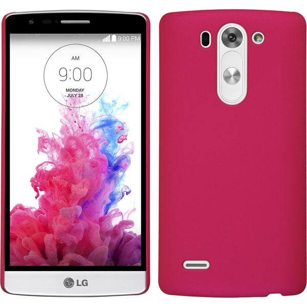 Hardcase für LG G3 S gummiert pink