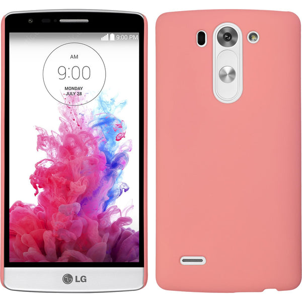 Hardcase für LG G3 S gummiert rosa