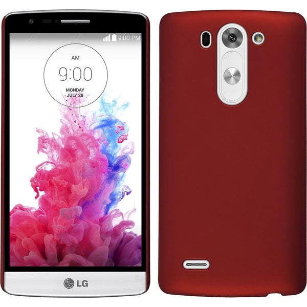 Hardcase für LG G3 S gummiert rot