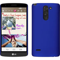 Hardcase für LG G3 Stylus gummiert blau