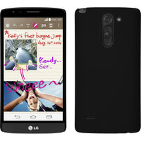 Hardcase für LG G3 Stylus gummiert schwarz