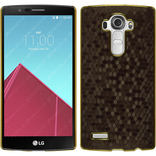 Hardcase für LG G4 Hexagon braun