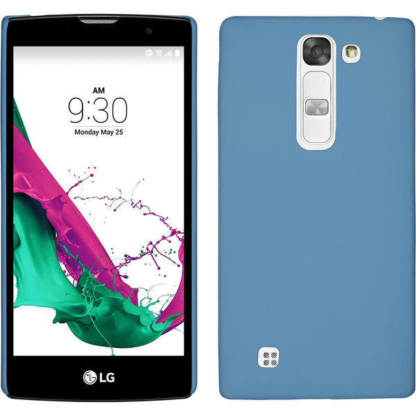 Hardcase für LG G4c gummiert hellblau