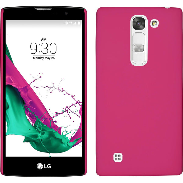 Hardcase für LG G4c gummiert pink