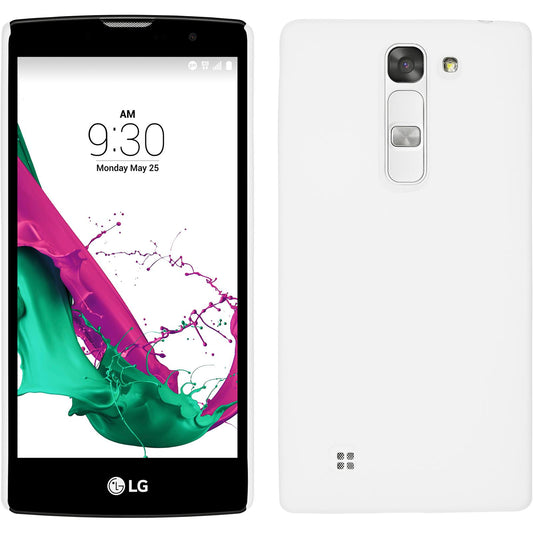 Hardcase für LG G4c gummiert weiß