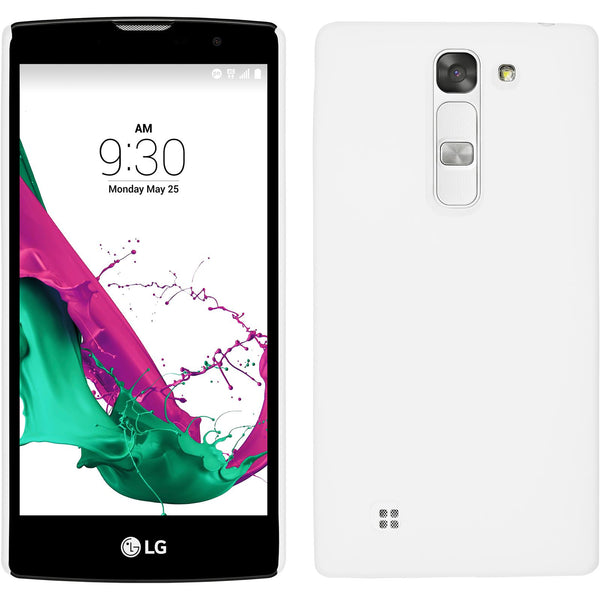 Hardcase für LG G4c gummiert weiß