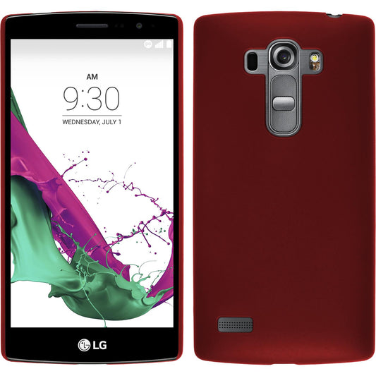 Hardcase für LG G4s / G4 Beat gummiert rot