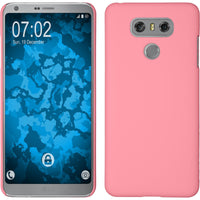 Hardcase für LG G6 gummiert rosa