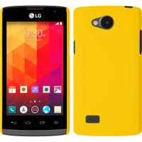 Hardcase für LG Joy gummiert gelb
